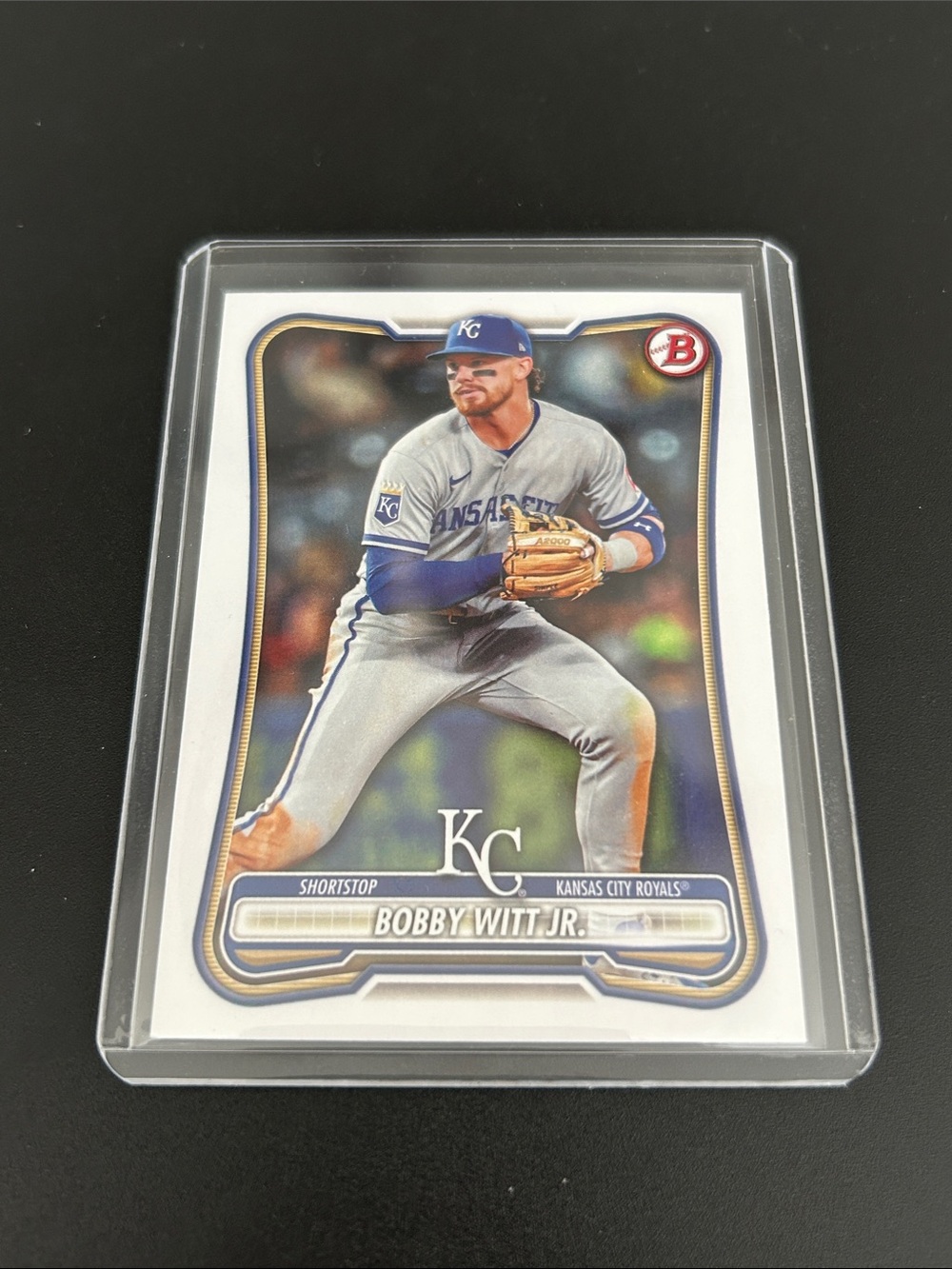 Topps Kansas City Royals Blue Gray Bobby Witt Jr. Baseball Card